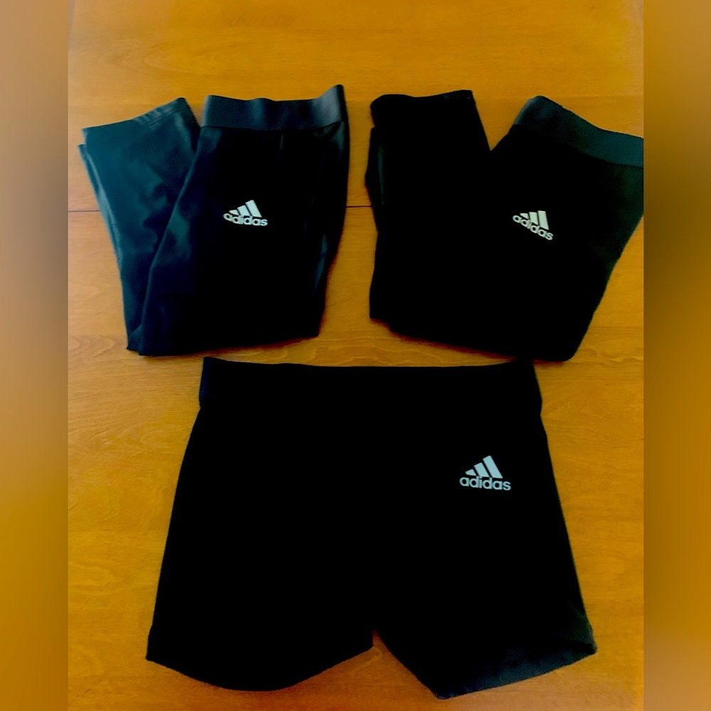Adidas Legging and Spandex Bundle. Size Large.